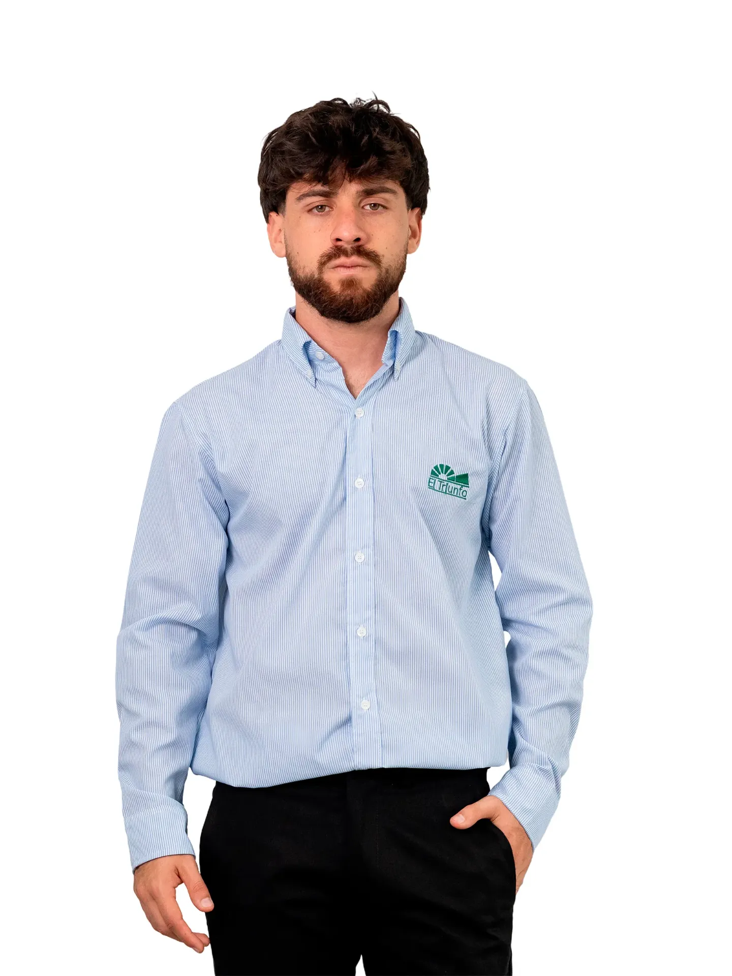 CAMISA HOMBRE CORTE CLASICO BATISTA RAYADA MANGAS LARGAS