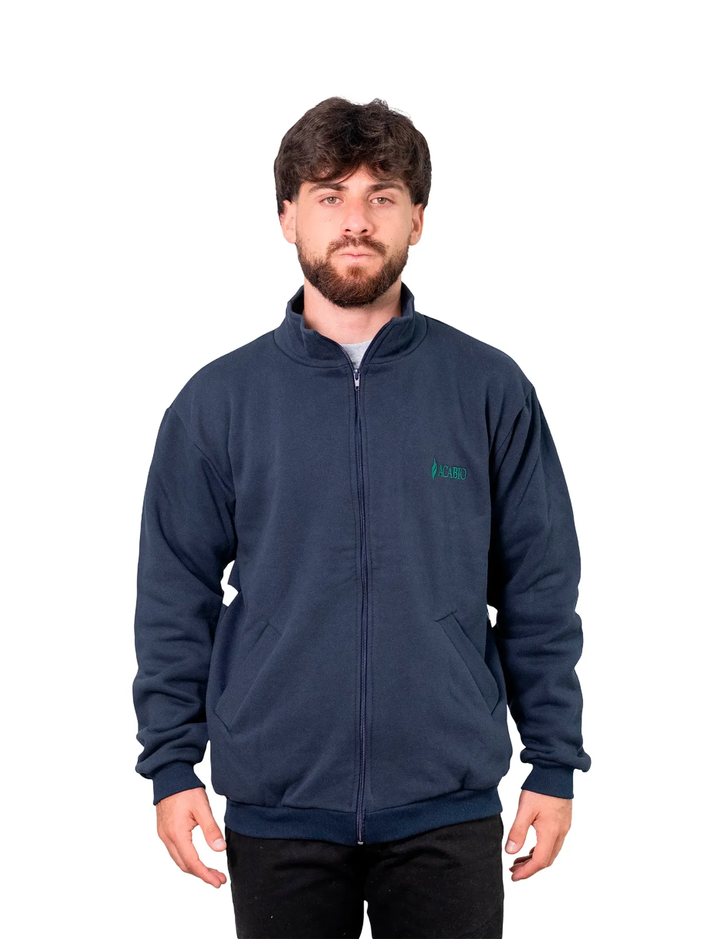 [K8.1] CAMPERA DE FRIZZA ALGODÓN LISA (Negro)