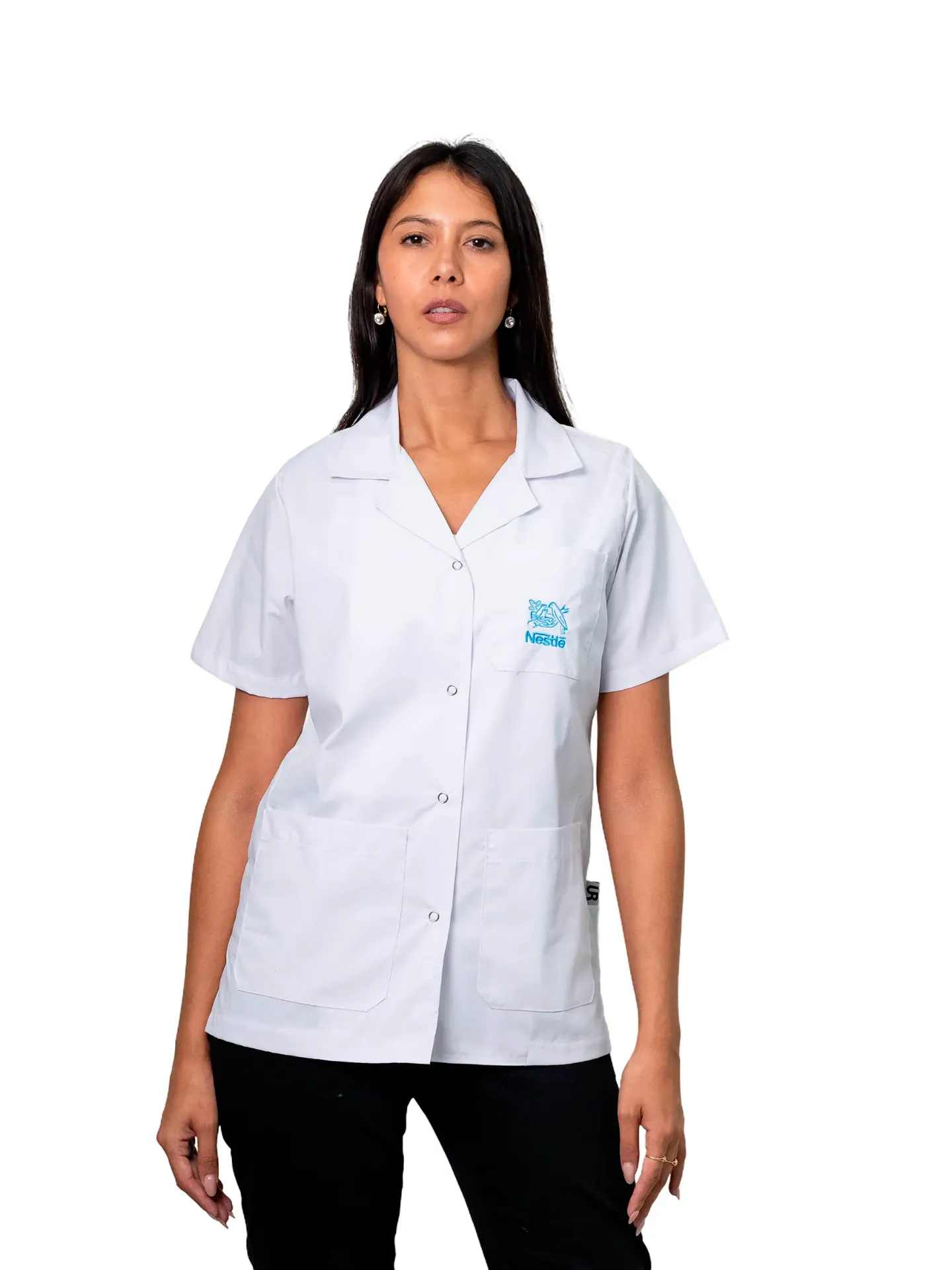 CHAQUETILLA MUJER DE ACROCEL GRAFIL BLANCO MANGAS CORTAS