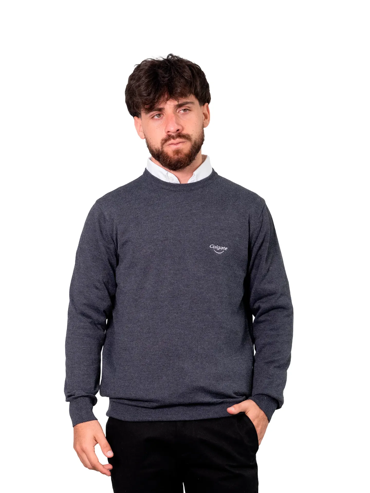 SWEATER DE HILO CUELLO REDONDO