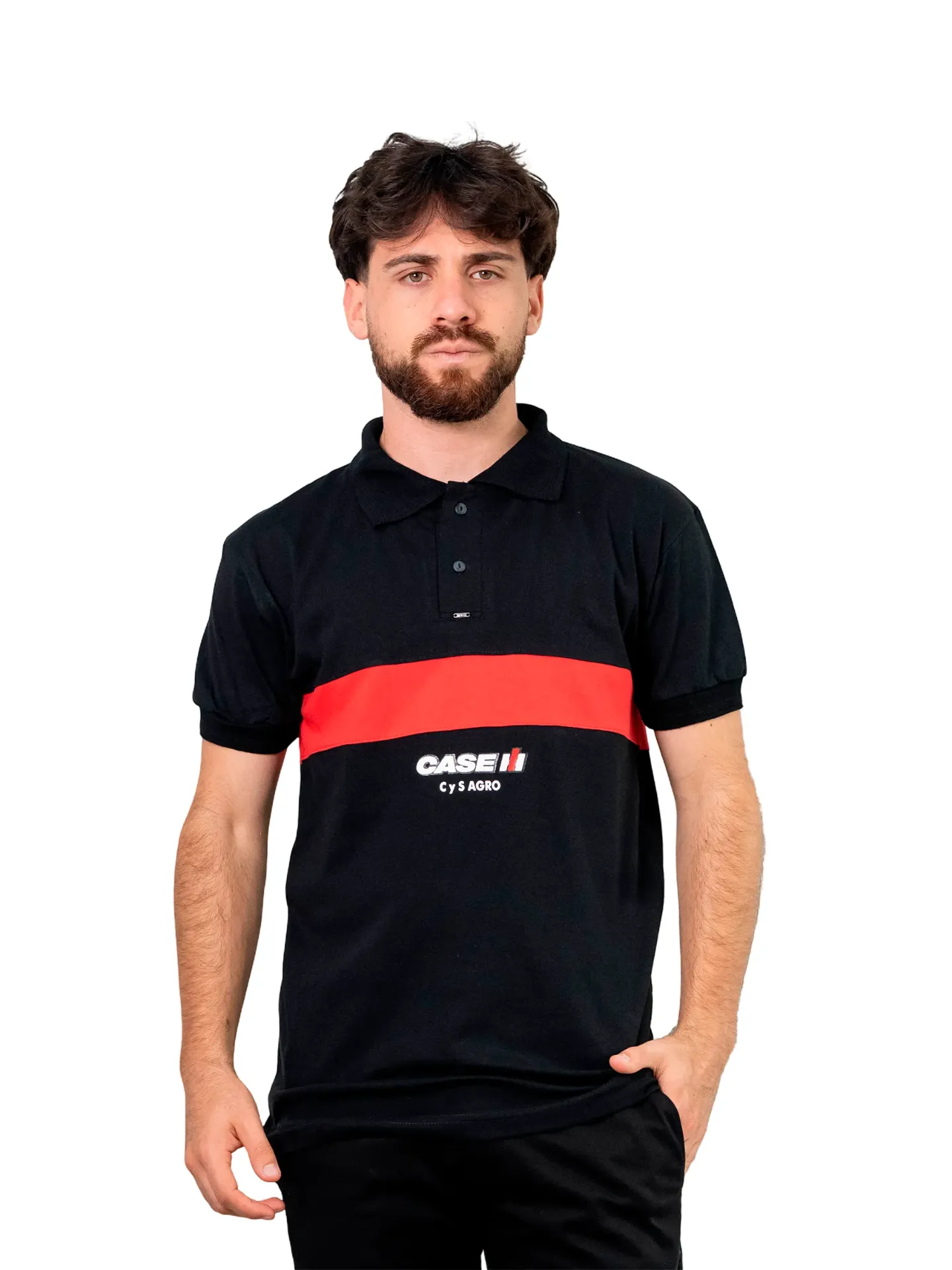 [M9.12] CHOMBA DE ALGODÓN MANGAS CORTAS - COMBINADA
