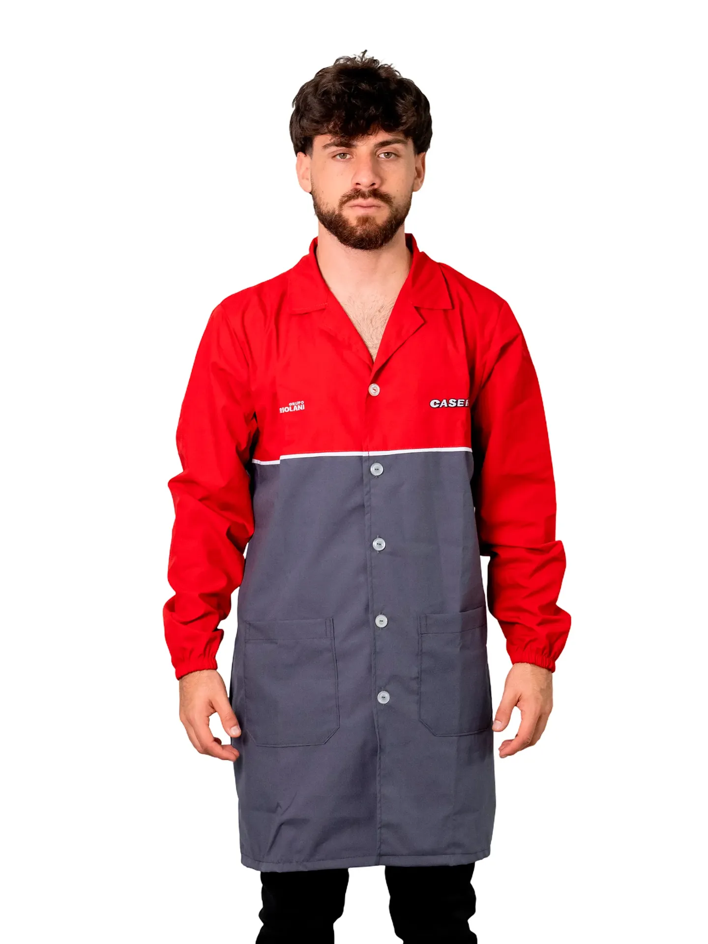 GUARDAPOLVO HOMBRE DE GABARDINA CON BOTONES