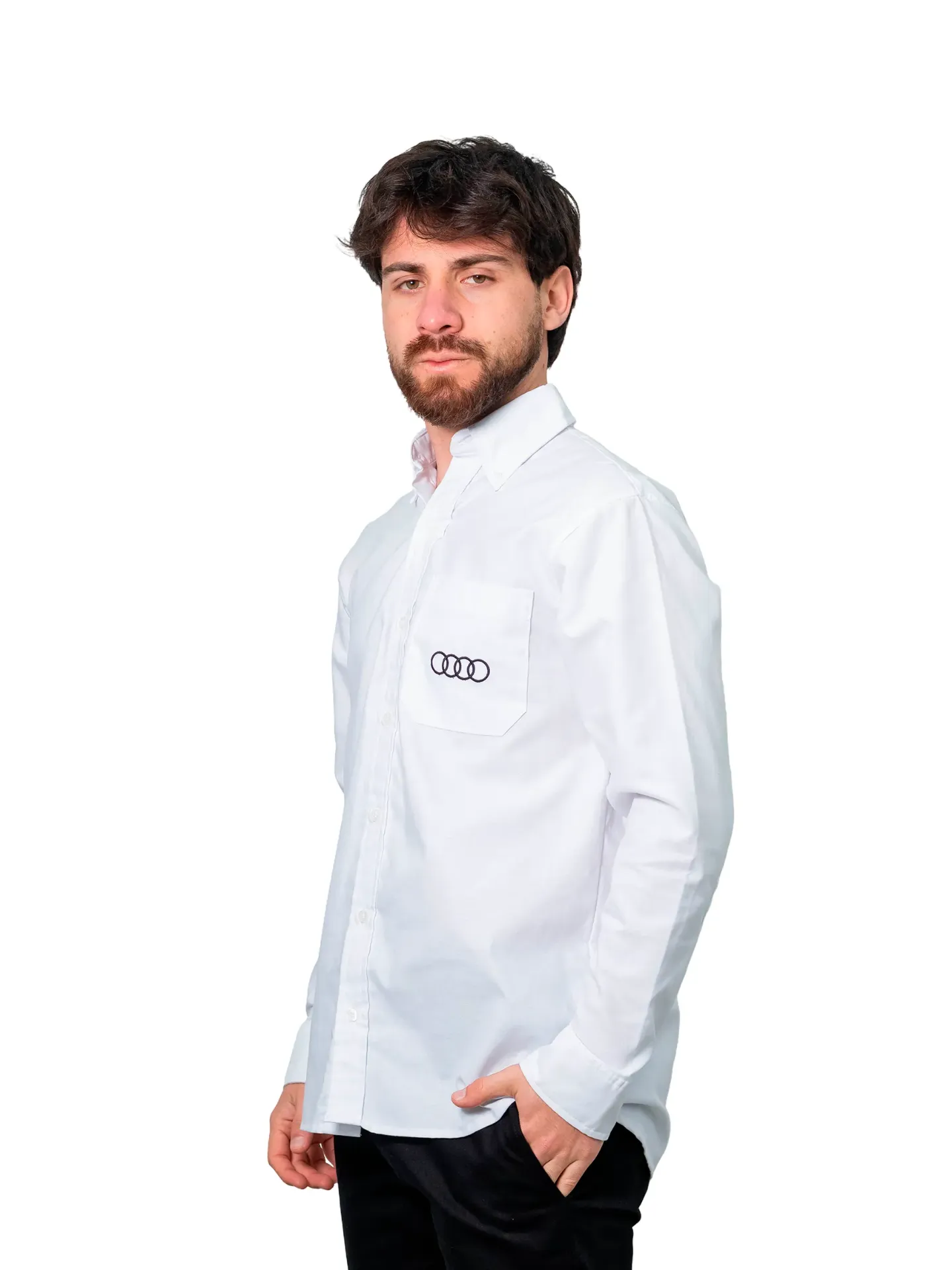 CAMISA HOMBRE CORTE CLASICO OXFORD MANGAS LARGAS